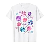 Cute Lollipop Candy Design for Women Girl Toddler Kids T-Shirt