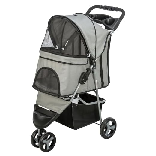 Foldable Pet Stroller for Small Pets