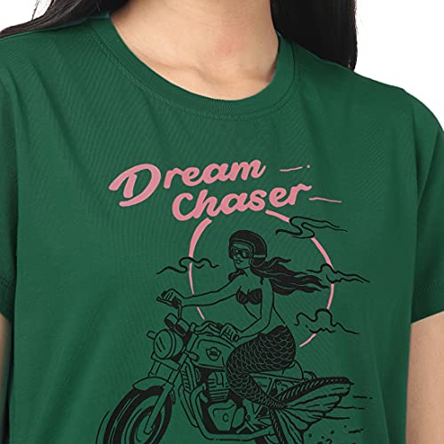 Image of Royal Enfield Dream Chaser T-Shirt Emerald Green L