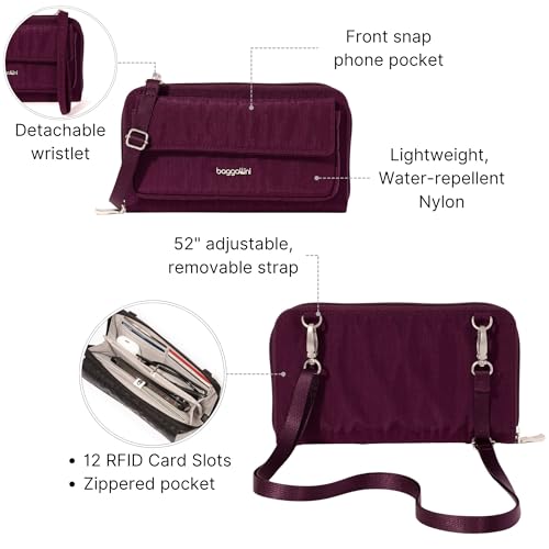 Image of Baggallini Rfid Phone Wallet Crossbody