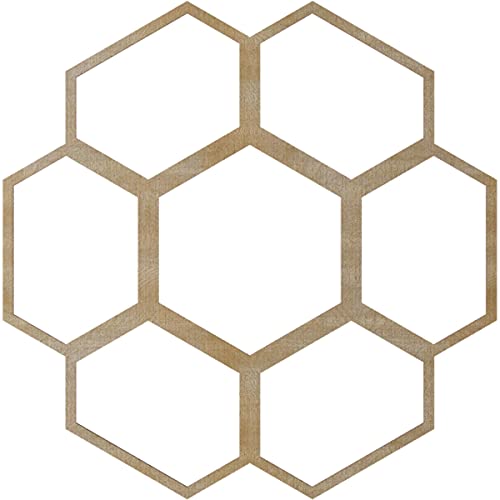 Image of Ekena Millwork 36 inchOD x 15 3 /8 inchID x 1 /4 inchT Florin Wood Fretwork Pierced Ceiling Medallion, Birch
