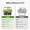 Ahopegarden Hydroponics Growing System kit: Indoor Herb Garden - 12 Pods Plant Germination Kit with LCD Display and LED Grow Light, Smart Temp & Humidity Detection, Planter Grower for Fresh Vegetables #5