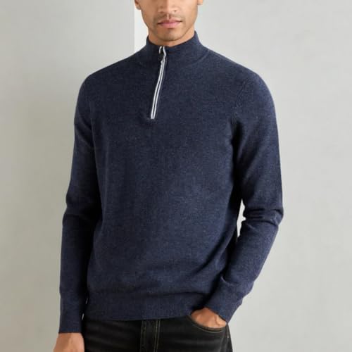 Pull en mélèze bleu marine idéal pour vos weekends et sorties - 3
