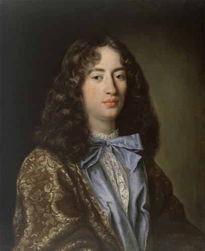 Cuadro de lienzo del Retrato de un caballero de Pierre Mignard para decoraciones del hogar 60x90cm