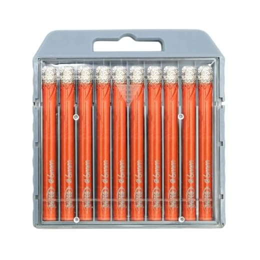10-Piece Dry Diamond Drill Bit Set