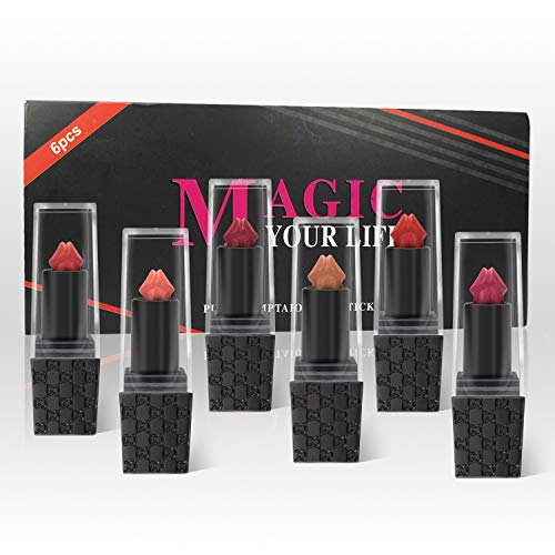 6pcs/set Matte Lipstick Sexy Makeup Lipsticks Lip Gloss Long Lasting Lip Stick Cosmetics mini set