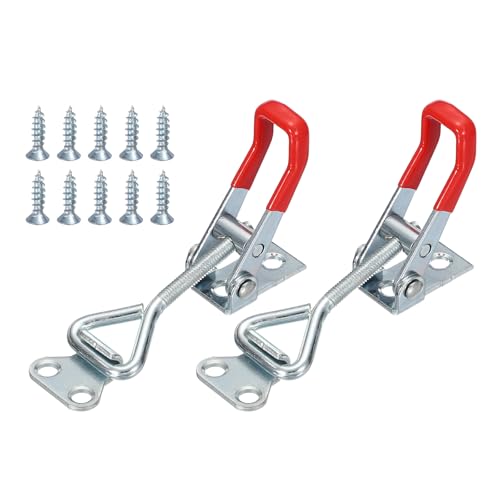 HARFINGTON 2-pack Loquet bascule 4001 acier carbone libération rapide lourd