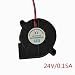 HICTOP DC 24V Connector Brushless Cooling Turbo Blower Fan 50x15mm Cooler 3D Printer Parts (2 Packs)