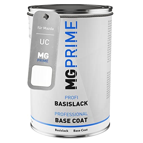 MG PRIME Autolack Dose spritzfertig für Mazda UC Crystal White Basislack 1,0 Liter 1000ml