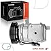 A-Premium Air Conditioner AC Compressor with Clutch Compatible with Jeep TJ Wrangler 4.0L 2000-2006, Grand Cherokee 4.0L 1999-2004