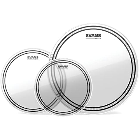 Parches EVANS EC2 Rock Tom Pack - Clear Cover