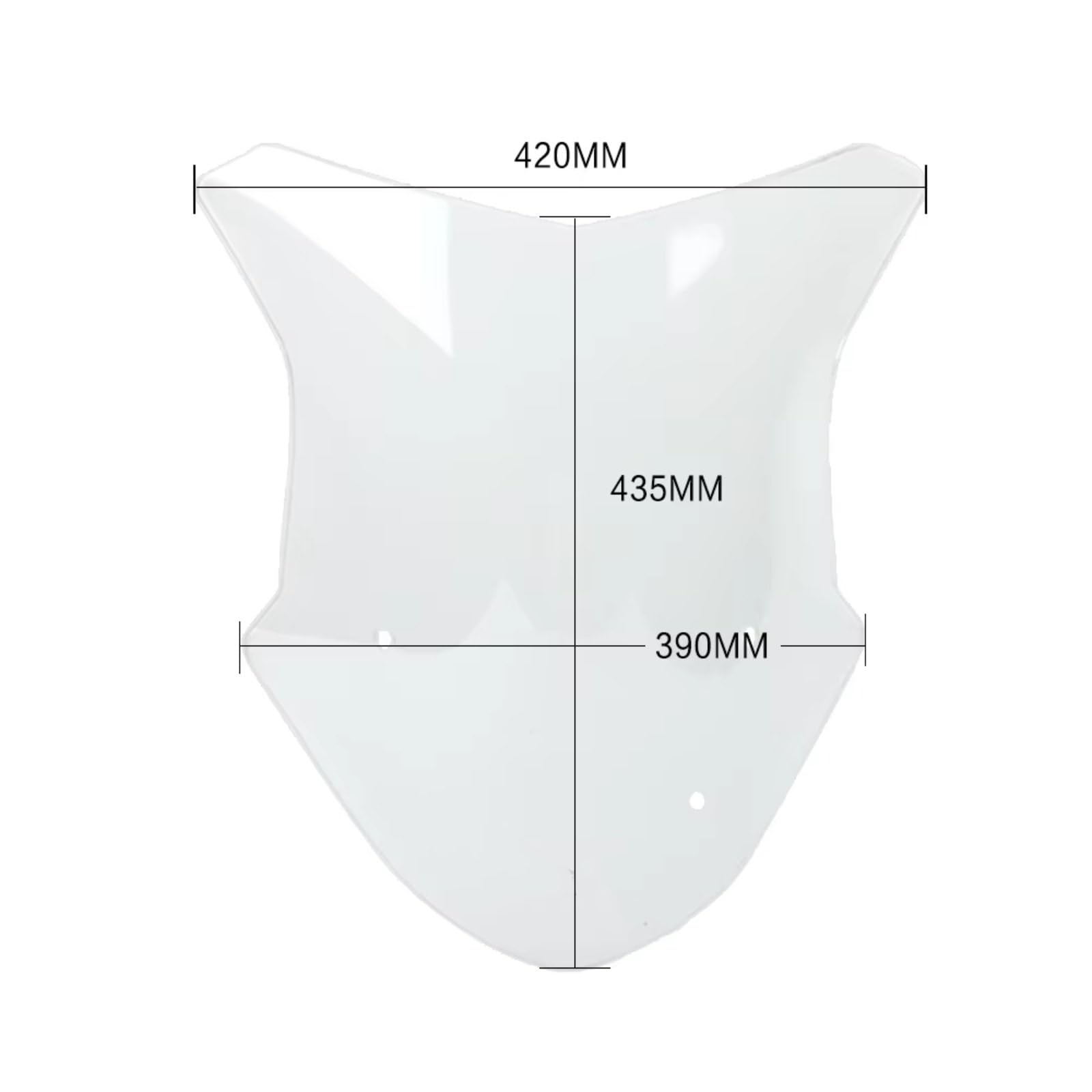 Moto Parabrezza Compatibile con Benelli per TRK702 per TRK702X Parabrezza per Moto Parabrezza Deflettori Antivento Parabrezza Anteriore per Moto Deflettore Parabrezza
