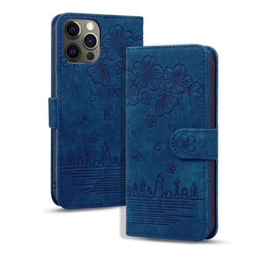 Housse iPhone 16 Pro chat et fleur protège votre écran en balade