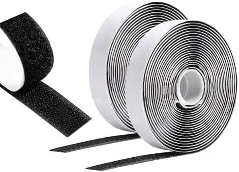 10 Pièces De Bandes Scratch Autocollantes Double Face, Extra Fort, Réutilisables Et Découpables (3x10 Cm, Blanc, Rectangle) - Solution Pour Fixations Légères Et Connexions Rapides