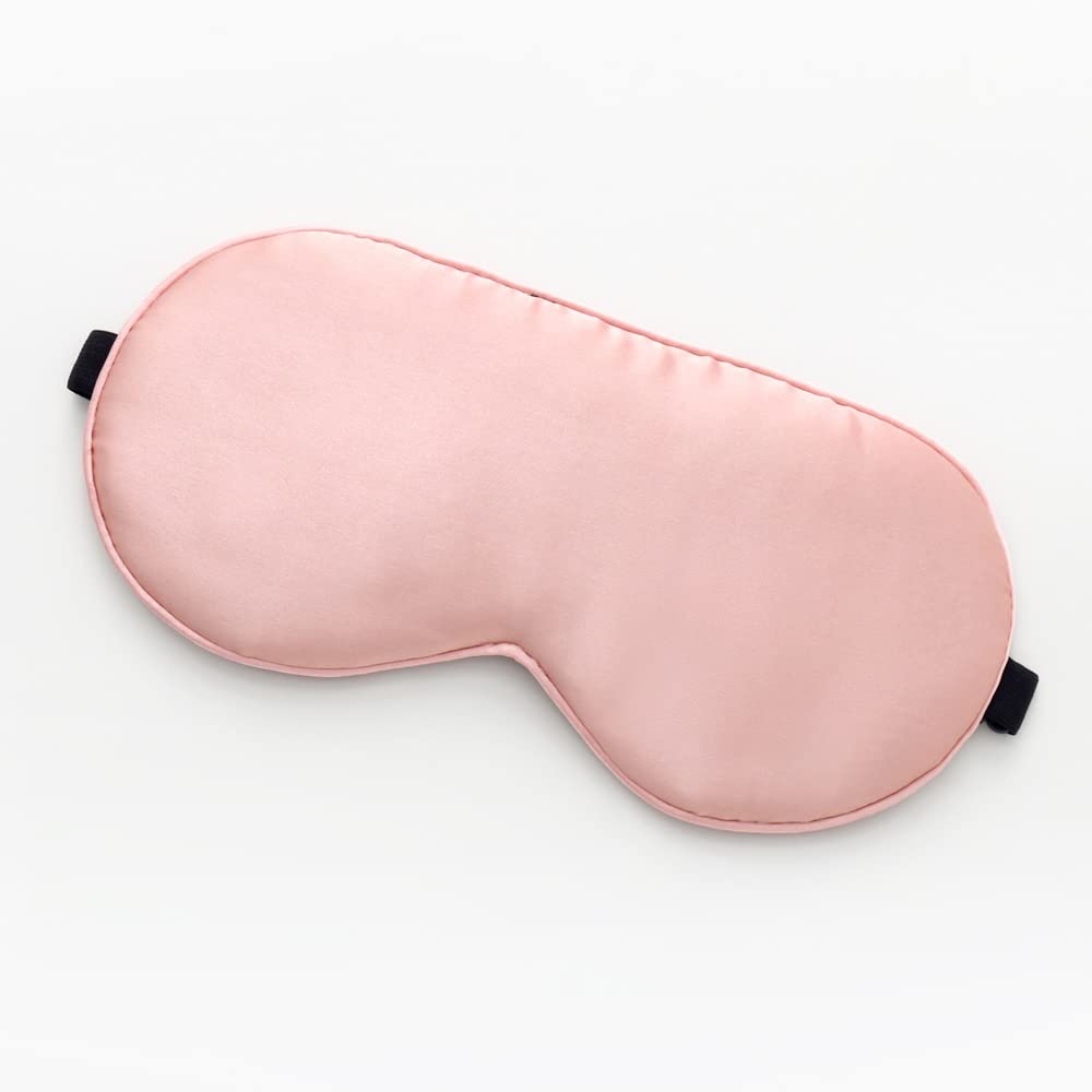 Silk Sleep Mask Super-Smooth Soft Eye Mask with Adjustable Strap Blindfold Perfect Blocks Light Blind fold B
