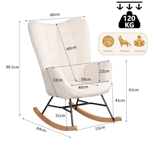 La Mejor Recopilación de Silla mecedora para comprar hoy. 20 Imagen adicional