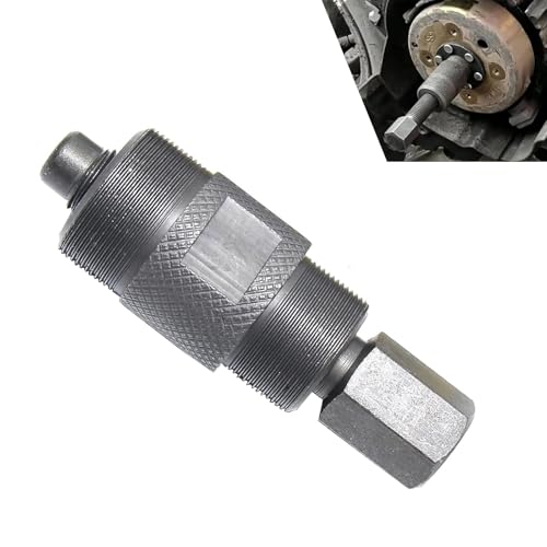 Teybouk Magneto Flywheel Puller, 27 mm & 24 mm Motorcycle Stator Remover, Compatible with Gy6 CG25 JH70 SG50 50cc-150cc, for Most Cars, Motorcycles, Scooters (Black)