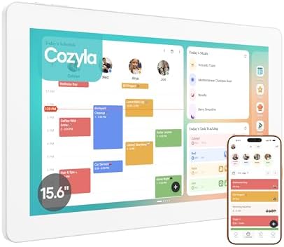 Cozyla Mate Calendar+ 2: 15.6" Digital Calendar Wall Touch Screen...