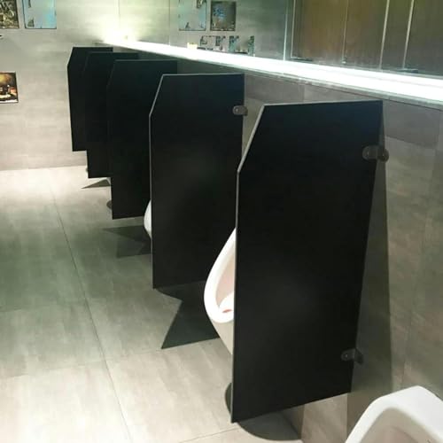 Écran d'urinoir étanche et durable avec kit de fixation murale