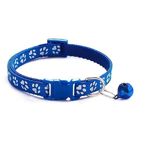Paw Pet Mart Cat Collars Belt For Kitten With Bells Paw Print Nylon Made Adjustable Size Pet Safe Collars For Cats Rabbit (Random Color, Pack Of 1 Pc) (Blue),26 cm,W_1 cm (B0CV9HGKCK) Amazon Price History, Amazon Price Tracker