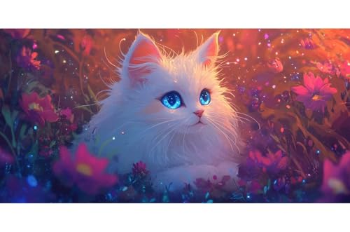 Peinture Diamant Fleur 5D anti-stress grand format 70x140cm pour rompre avec l'ennui à la maison - 2