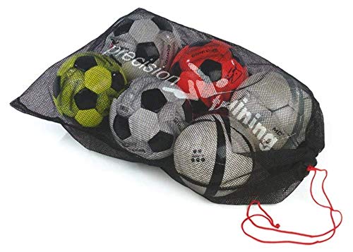 Precision Sac de Football en maille-10 Ballons Mixte, Noir, F/S Precision Sac de Football en maille-10 Ballons Mixte, Noir, F/S