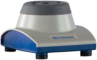 Heathrow 120598 Mini Vortex Mixer, Universal, Gray/Blue, 100-240VAC, 50/60Hz