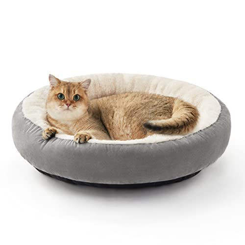 Tempcore Cat Bed For Indoor Cats, Machine Washable Cat Beds, 20 Inch Pet Bed For Cats Or Small Dogs,Anti-Slip & Water-Resistant Bottom #TOP25