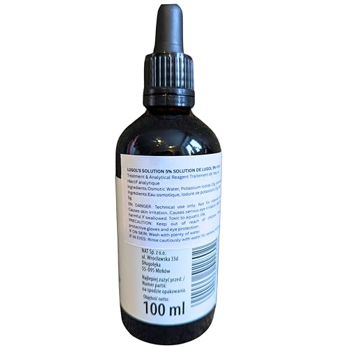 Lugol solution d'iode 5% pour analyses laboratoires et dosage pipette - 6