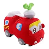 Un look de dessin animé irrésistible : le design de ce camion de pompiers est incroyablement mignon et en fait un très apprécié des enfants. peluche camion de pompiers, en peluche camion de pompiers