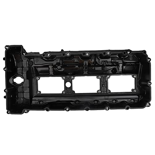 Image of Engine Valve Cover with Gasket Bolts Kit & Oil Cap fits BMW 135i 335i 535i GT xDrive 2011-2019 X3 X4 X5 X6 640i 740i 740Li 3.0L 2010-2019