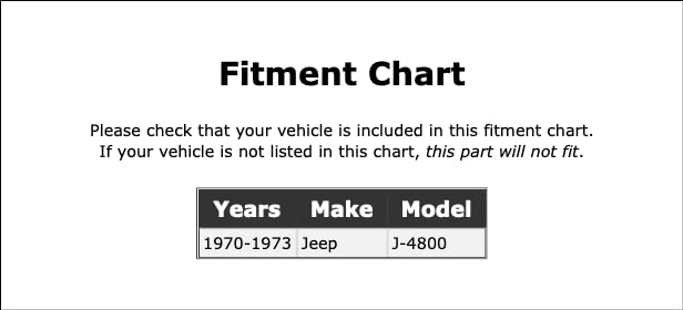 Miniatura 2 de Kit de pernos en U de junta universal compatible con Jeep J-4800 1970 1971 1972 1973 PC-178040