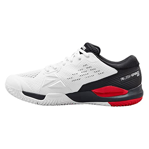 WILSON Rush Pro Ace, Preto/Azul China/Branco, 10