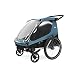 Thule Courier Fahrradanhänger Hunde, Fahrradanhänger für 2 Kinder Aegean Blue One-Size