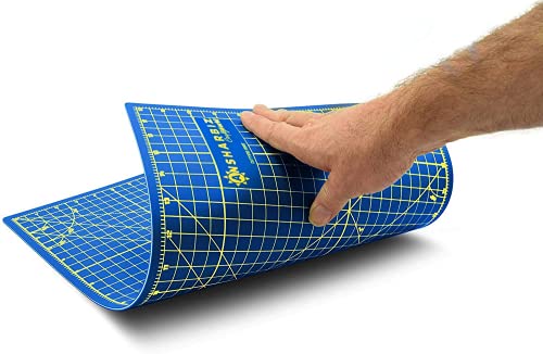 Crafty World 12 X 18 Cutting Mat For Sewing, Self Healing Double Sided Quilting Crafts Mat - Fabric Cutting Mat - Non Slip Surface - Rotary Cutting Board #TOP4