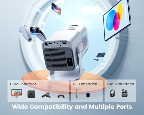 Image of TOPTRO Free Style Projector for Home 4K Support 720p Native HD Portable Projector (Free Style Mini)