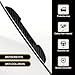 Tesnaao 14 PCS Car Anti-Collision Strip, Car Door + Handle + Door Bowl + Rearview Mirror Anti-Collision Sticker, Vehicle Exterior Protection Decal, Universal for Most Cars Trucks SUVs (Black)