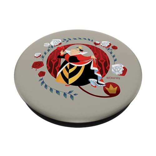 Disney Alphabet Monogram Letter Q for Queen of Hearts PopSockets Swappable PopGrip, Black - Image 2