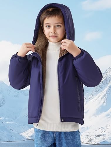 Happy Cherry Toddler Kids Lined Hood Down Jacket Boys Girls Snow Winter Coat Outerwear Warm Snowsuit2