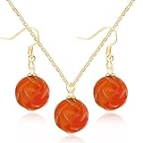 ❤Joli cadeau : cette parure de bijoux en forme de rose est un cadeau parfait pour un anniversaire, la fête des mères, Noël, le Nouvel An, la Saint-Valentin pour les femmes de votre vie : maman, fille, épouse, sœur, petite amie, sœur, meilleure amie, enseignante, etc.