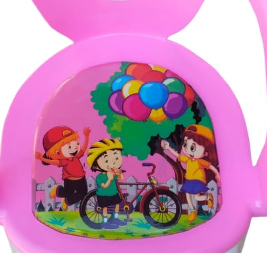 The Tickle Toe Plastic Activity Chair for Kids | Lightweight & Durable Chair for Home, Study & Play School (1–3 Years, Pink) 2