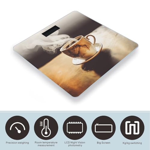 Báscula digital automática para peso corporal Hot Coffee miniatura 3