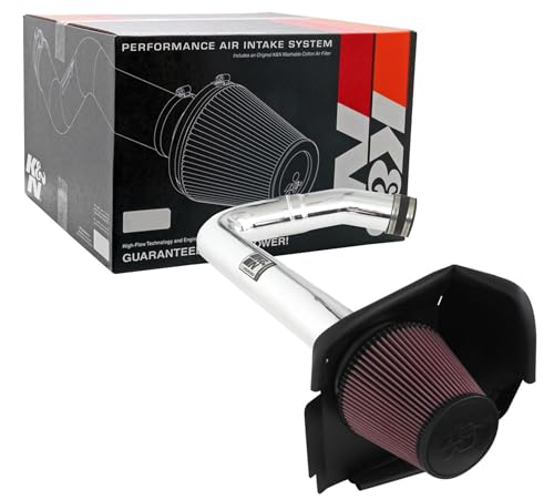 K&N Cold Air Intake System: High-Flow Air Filter,...