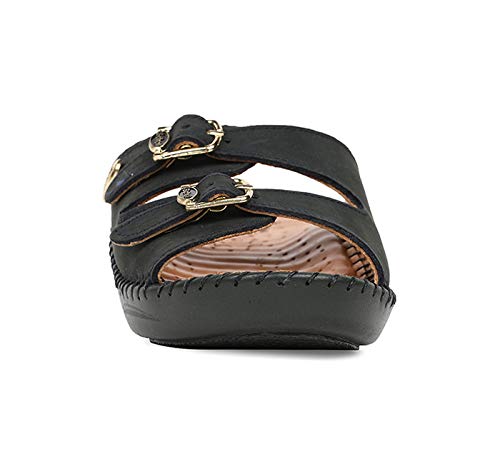 Image of Scholl Women's DR LA Blue Sandal's - 4 UK (6739552)