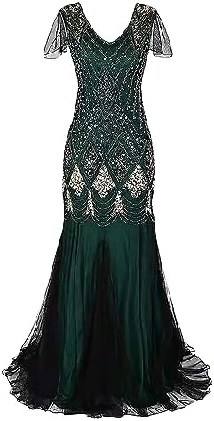 Vrouwen jaren 1920 Jurk Mouwloze V-hals Roze Pailletten Fringe