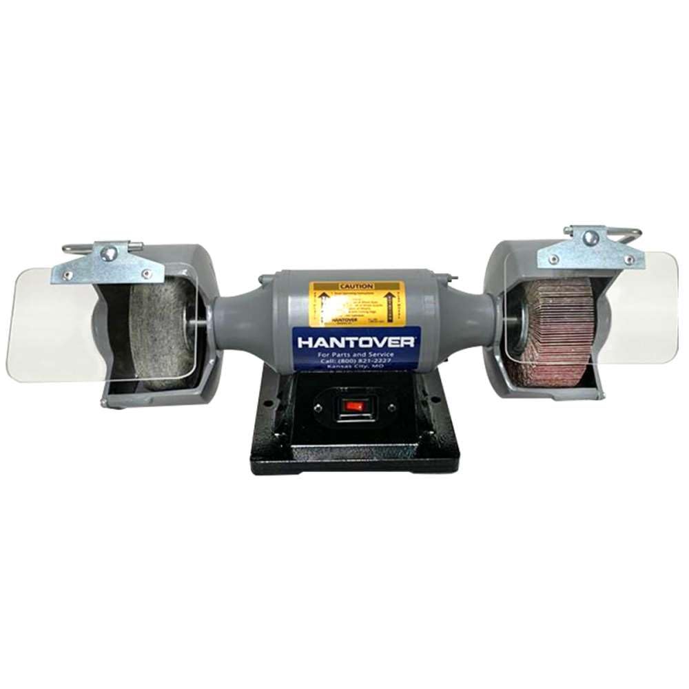 Hantover Model 47070 Electric Knife Sharpener Dual Wheel System 1 2 HP Motor 110V