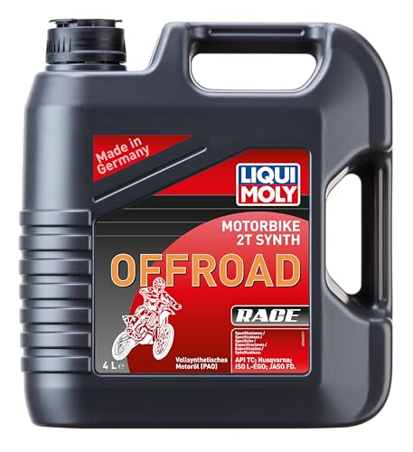 LIQUI MOLY Motorbike 2T Synth Offroad Race | 4 L | Motorrad 2-Takt-Öl | Art.-Nr.: 3064, Silber