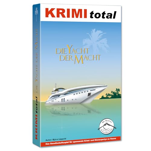 Krimi total ® Die Yacht der Macht | Krimidinner für zu Hause | 8-9 Personen | Karibik | kniffliger...