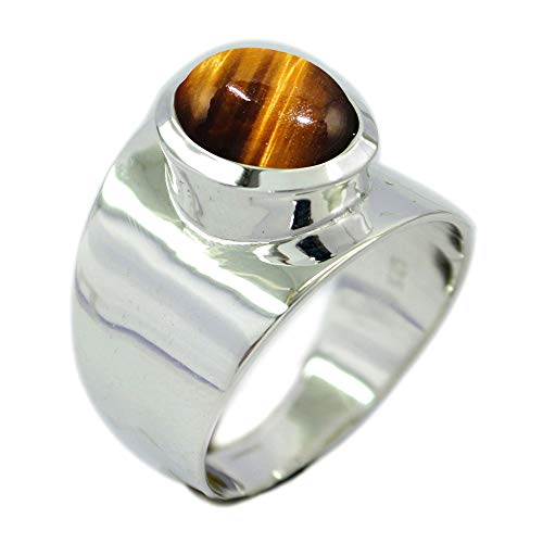 Image of 55Carat Choose Your Color Natural Gemstone Sterling Silver Rings Birsthone Jewelry Handcrafted Sizes 5-13