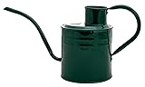 Kent & Stowe 2 Liter Vintage Gießkanne in dunkelgrün – Verzinkte Stahlkanne für das Gießen der Zimmerpflanzen – Kanne im klassisch englischen Stil mit erhöhtem Rand